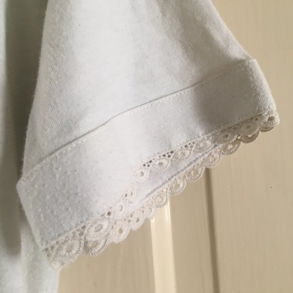 David Smith Short Sleeve Top Women Size S Oatmeal - Picture 4 of 7